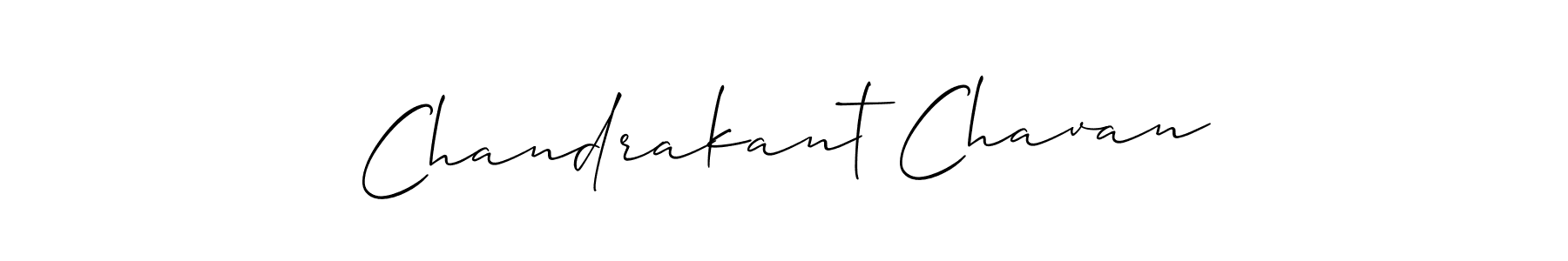 Use a signature maker to create a handwritten signature online. With this signature software, you can design (Allison_Script) your own signature for name Chandrakant Chavan. Chandrakant Chavan signature style 2 images and pictures png