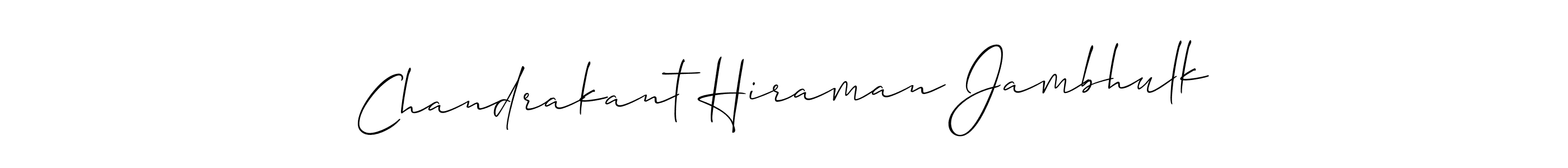 Once you've used our free online signature maker to create your best signature Allison_Script style, it's time to enjoy all of the benefits that Chandrakant Hiraman Jambhulk name signing documents. Chandrakant Hiraman Jambhulk signature style 2 images and pictures png