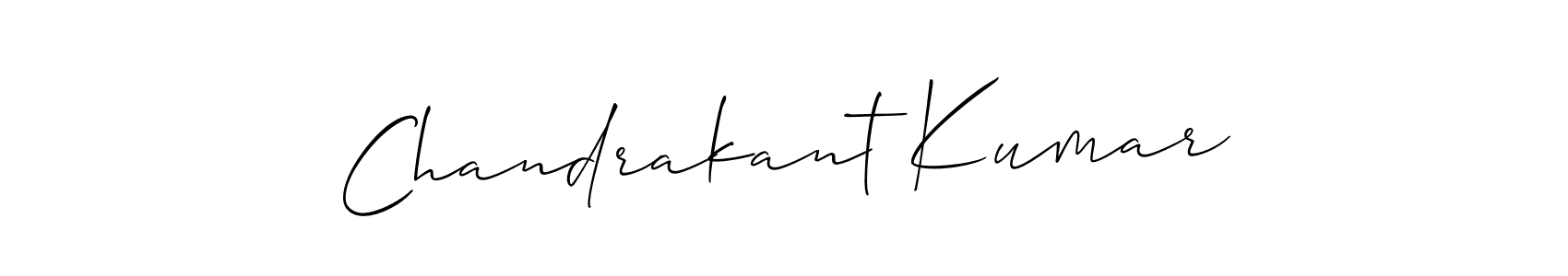 How to make Chandrakant Kumar signature? Allison_Script is a professional autograph style. Create handwritten signature for Chandrakant Kumar name. Chandrakant Kumar signature style 2 images and pictures png