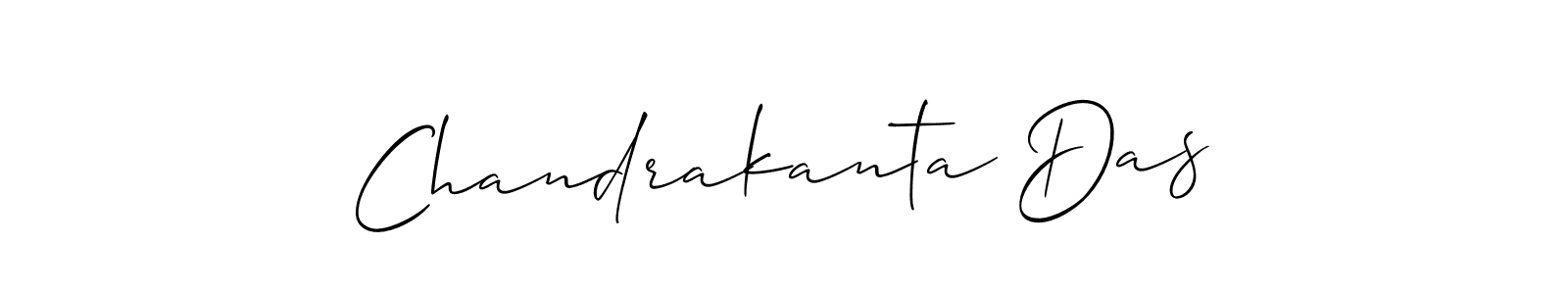 Design your own signature with our free online signature maker. With this signature software, you can create a handwritten (Allison_Script) signature for name Chandrakanta Das. Chandrakanta Das signature style 2 images and pictures png