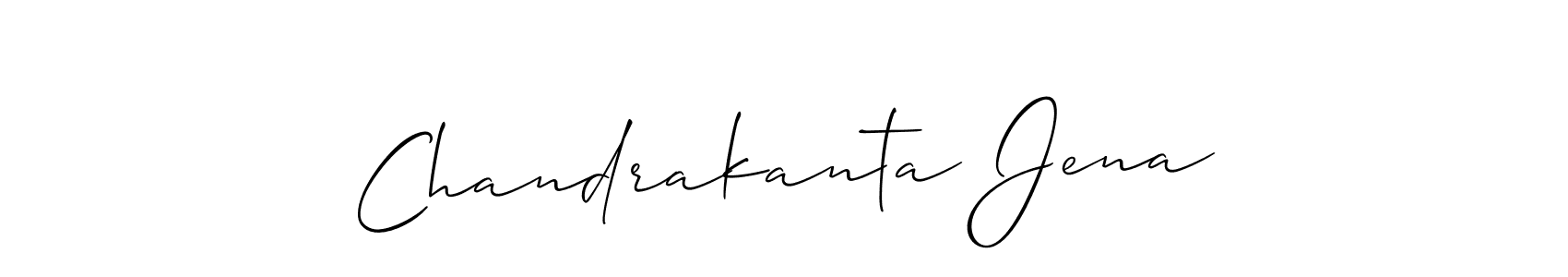 Make a beautiful signature design for name Chandrakanta Jena. Use this online signature maker to create a handwritten signature for free. Chandrakanta Jena signature style 2 images and pictures png