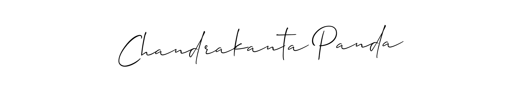 Design your own signature with our free online signature maker. With this signature software, you can create a handwritten (Allison_Script) signature for name Chandrakanta Panda. Chandrakanta Panda signature style 2 images and pictures png