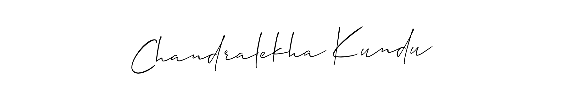 Once you've used our free online signature maker to create your best signature Allison_Script style, it's time to enjoy all of the benefits that Chandralekha Kundu name signing documents. Chandralekha Kundu signature style 2 images and pictures png