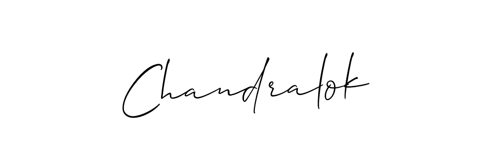 How to Draw Chandralok signature style? Allison_Script is a latest design signature styles for name Chandralok. Chandralok signature style 2 images and pictures png