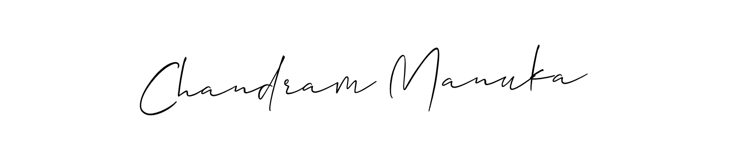 You can use this online signature creator to create a handwritten signature for the name Chandram Manuka. This is the best online autograph maker. Chandram Manuka signature style 2 images and pictures png