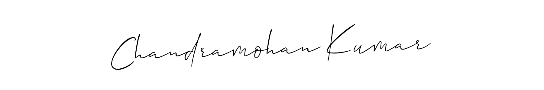 It looks lik you need a new signature style for name Chandramohan Kumar. Design unique handwritten (Allison_Script) signature with our free signature maker in just a few clicks. Chandramohan Kumar signature style 2 images and pictures png