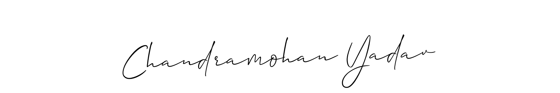 Check out images of Autograph of Chandramohan Yadav name. Actor Chandramohan Yadav Signature Style. Allison_Script is a professional sign style online. Chandramohan Yadav signature style 2 images and pictures png