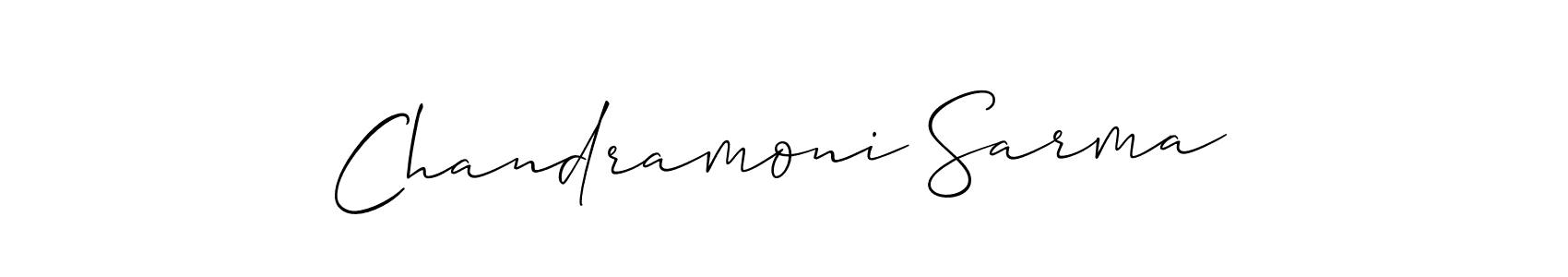 Make a beautiful signature design for name Chandramoni Sarma. Use this online signature maker to create a handwritten signature for free. Chandramoni Sarma signature style 2 images and pictures png