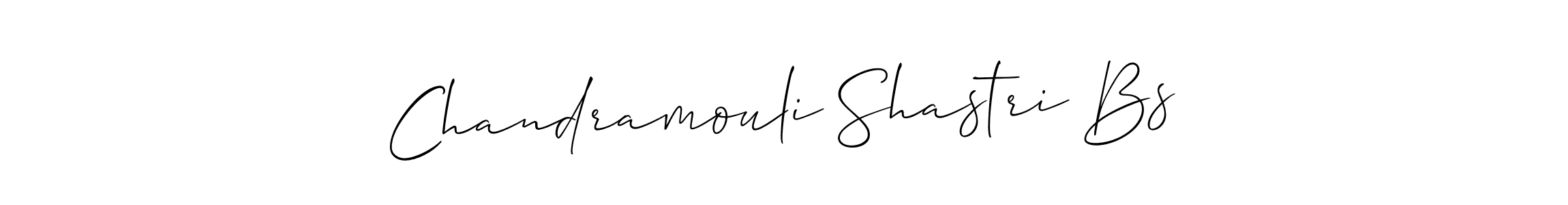 You should practise on your own different ways (Allison_Script) to write your name (Chandramouli Shastri Bs) in signature. don't let someone else do it for you. Chandramouli Shastri Bs signature style 2 images and pictures png