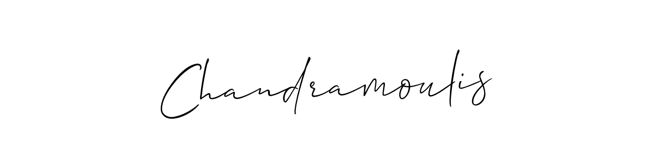 The best way (Allison_Script) to make a short signature is to pick only two or three words in your name. The name Chandramoulis include a total of six letters. For converting this name. Chandramoulis signature style 2 images and pictures png