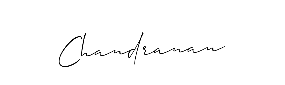 Design your own signature with our free online signature maker. With this signature software, you can create a handwritten (Allison_Script) signature for name Chandranan. Chandranan signature style 2 images and pictures png