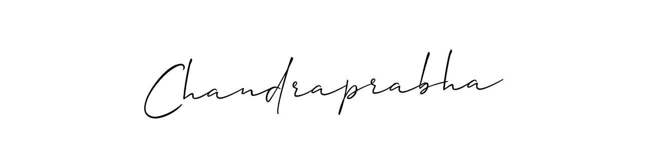 if you are searching for the best signature style for your name Chandraprabha. so please give up your signature search. here we have designed multiple signature styles  using Allison_Script. Chandraprabha signature style 2 images and pictures png