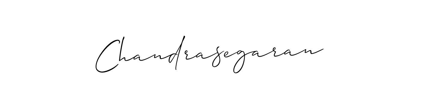 Use a signature maker to create a handwritten signature online. With this signature software, you can design (Allison_Script) your own signature for name Chandrasegaran. Chandrasegaran signature style 2 images and pictures png