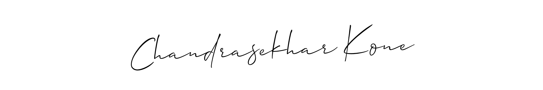 Design your own signature with our free online signature maker. With this signature software, you can create a handwritten (Allison_Script) signature for name Chandrasekhar Kone. Chandrasekhar Kone signature style 2 images and pictures png