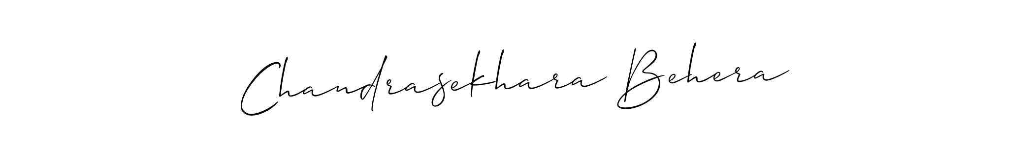 if you are searching for the best signature style for your name Chandrasekhara Behera. so please give up your signature search. here we have designed multiple signature styles  using Allison_Script. Chandrasekhara Behera signature style 2 images and pictures png