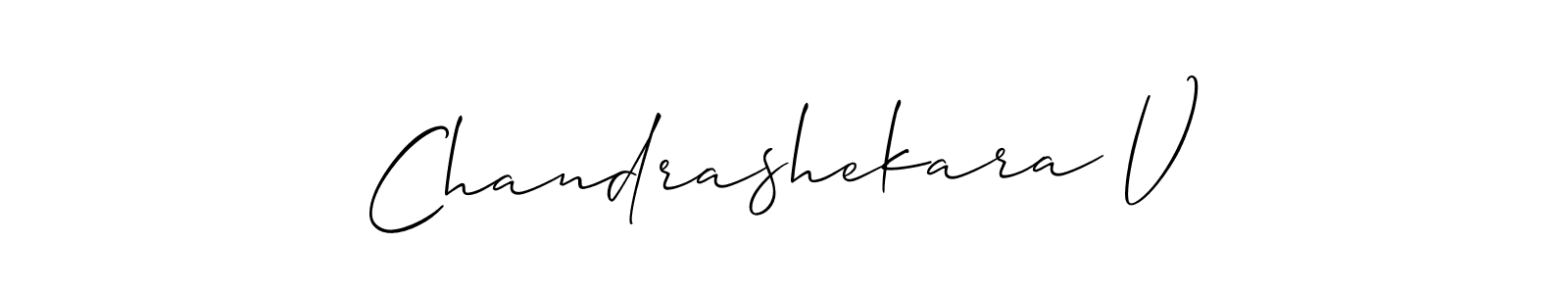 You can use this online signature creator to create a handwritten signature for the name Chandrashekara V. This is the best online autograph maker. Chandrashekara V signature style 2 images and pictures png
