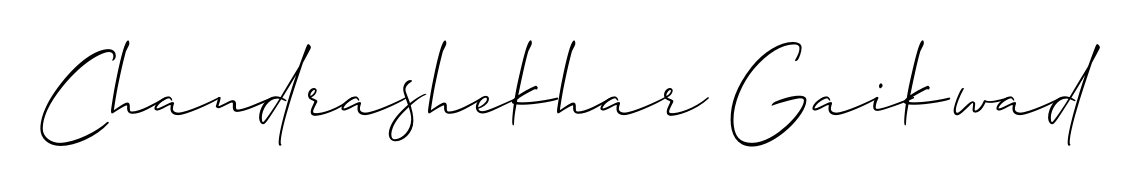 If you are searching for the best signature style for your name Chandrashekhar Gaikwad, here we have designed multiple signature styles using Allison_Script. Chandrashekhar Gaikwad signature style 2 images and pictures png