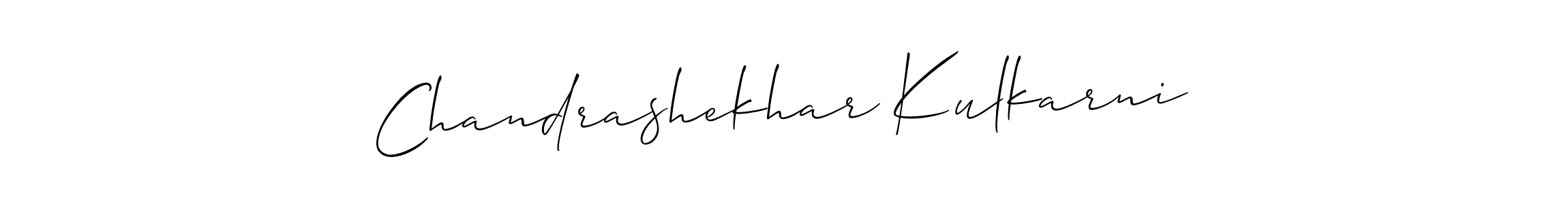 if you are searching for the best signature style for your name Chandrashekhar Kulkarni. so please give up your signature search. here we have designed multiple signature styles  using Allison_Script. Chandrashekhar Kulkarni signature style 2 images and pictures png