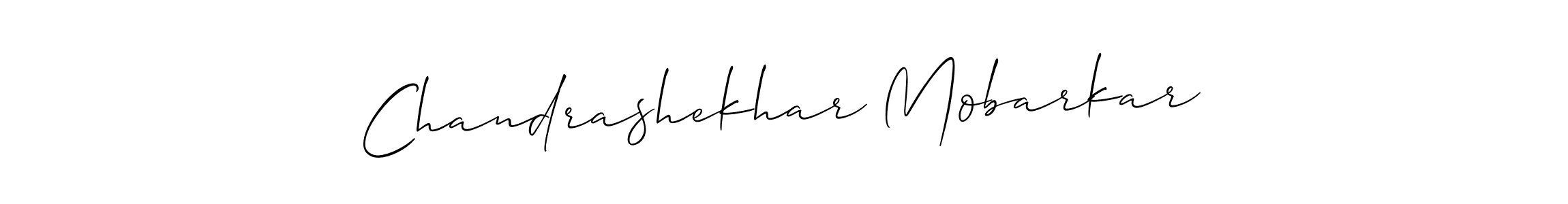 Make a beautiful signature design for name Chandrashekhar Mobarkar. With this signature (Allison_Script) style, you can create a handwritten signature for free. Chandrashekhar Mobarkar signature style 2 images and pictures png