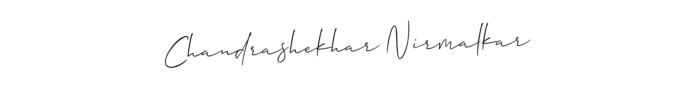 Also You can easily find your signature by using the search form. We will create Chandrashekhar Nirmalkar name handwritten signature images for you free of cost using Allison_Script sign style. Chandrashekhar Nirmalkar signature style 2 images and pictures png