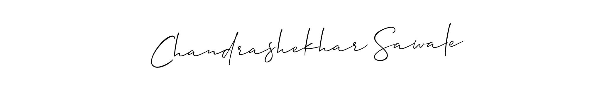 Create a beautiful signature design for name Chandrashekhar Sawale. With this signature (Allison_Script) fonts, you can make a handwritten signature for free. Chandrashekhar Sawale signature style 2 images and pictures png