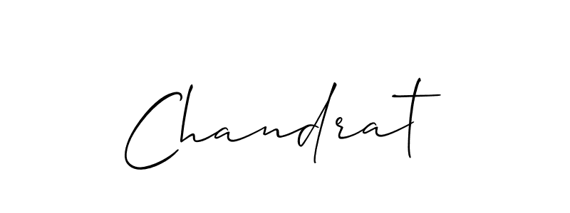 You should practise on your own different ways (Allison_Script) to write your name (Chandrat) in signature. don't let someone else do it for you. Chandrat signature style 2 images and pictures png