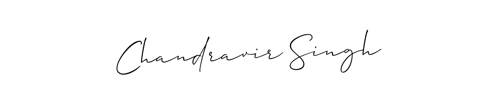 You should practise on your own different ways (Allison_Script) to write your name (Chandravir Singh) in signature. don't let someone else do it for you. Chandravir Singh signature style 2 images and pictures png