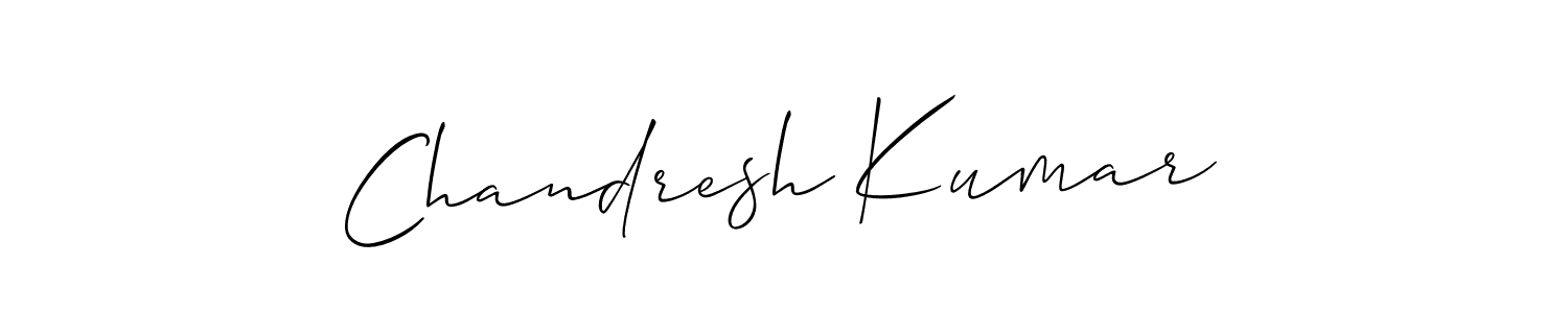 This is the best signature style for the Chandresh Kumar name. Also you like these signature font (Allison_Script). Mix name signature. Chandresh Kumar signature style 2 images and pictures png