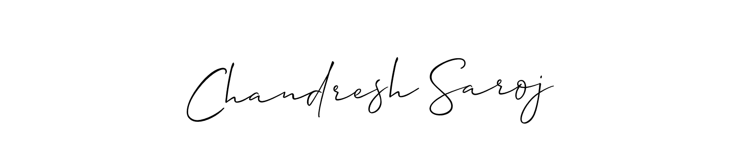 Also You can easily find your signature by using the search form. We will create Chandresh Saroj name handwritten signature images for you free of cost using Allison_Script sign style. Chandresh Saroj signature style 2 images and pictures png