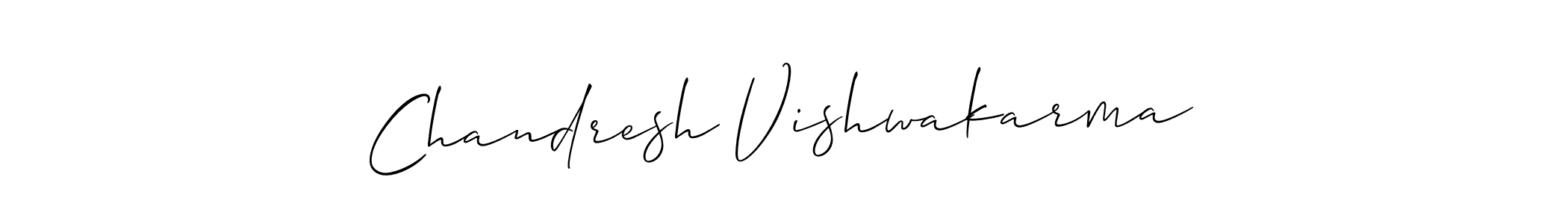 Make a short Chandresh Vishwakarma signature style. Manage your documents anywhere anytime using Allison_Script. Create and add eSignatures, submit forms, share and send files easily. Chandresh Vishwakarma signature style 2 images and pictures png