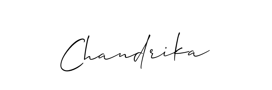Make a short Chandrika signature style. Manage your documents anywhere anytime using Allison_Script. Create and add eSignatures, submit forms, share and send files easily. Chandrika signature style 2 images and pictures png