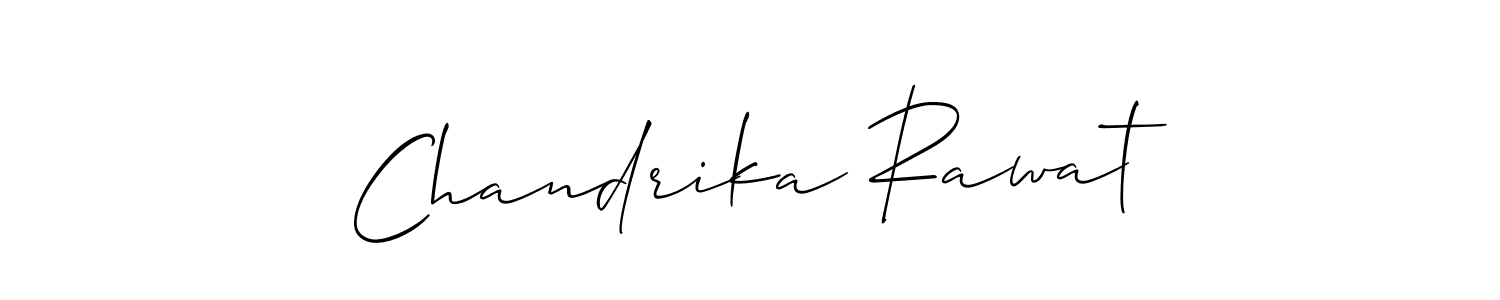This is the best signature style for the Chandrika Rawat name. Also you like these signature font (Allison_Script). Mix name signature. Chandrika Rawat signature style 2 images and pictures png