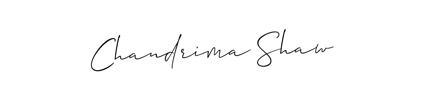 Make a short Chandrima Shaw signature style. Manage your documents anywhere anytime using Allison_Script. Create and add eSignatures, submit forms, share and send files easily. Chandrima Shaw signature style 2 images and pictures png