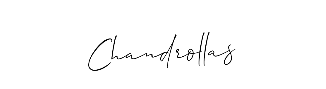 Also You can easily find your signature by using the search form. We will create Chandrollas name handwritten signature images for you free of cost using Allison_Script sign style. Chandrollas signature style 2 images and pictures png