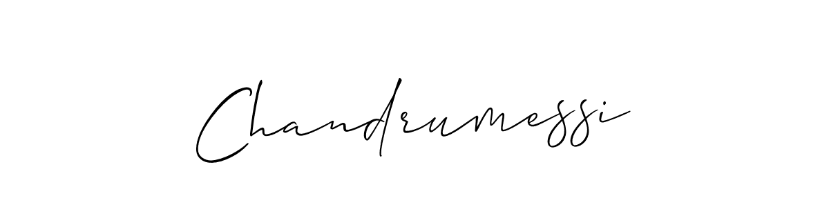 It looks lik you need a new signature style for name Chandrumessi. Design unique handwritten (Allison_Script) signature with our free signature maker in just a few clicks. Chandrumessi signature style 2 images and pictures png