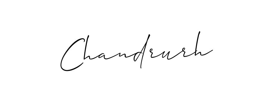 It looks lik you need a new signature style for name Chandrurh. Design unique handwritten (Allison_Script) signature with our free signature maker in just a few clicks. Chandrurh signature style 2 images and pictures png