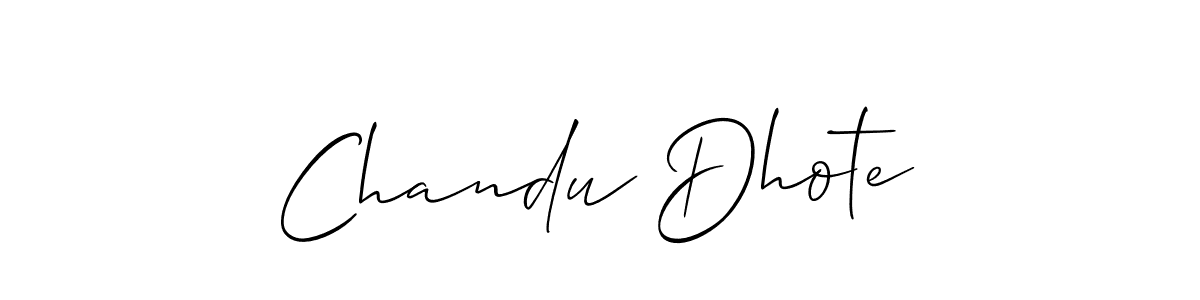 This is the best signature style for the Chandu Dhote name. Also you like these signature font (Allison_Script). Mix name signature. Chandu Dhote signature style 2 images and pictures png