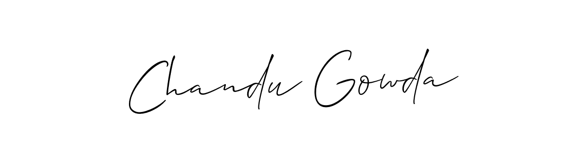 You can use this online signature creator to create a handwritten signature for the name Chandu Gowda. This is the best online autograph maker. Chandu Gowda signature style 2 images and pictures png