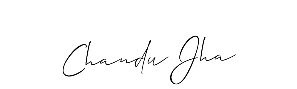 Similarly Allison_Script is the best handwritten signature design. Signature creator online .You can use it as an online autograph creator for name Chandu Jha. Chandu Jha signature style 2 images and pictures png
