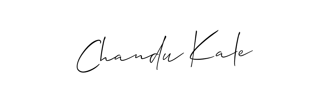 It looks lik you need a new signature style for name Chandu Kale. Design unique handwritten (Allison_Script) signature with our free signature maker in just a few clicks. Chandu Kale signature style 2 images and pictures png