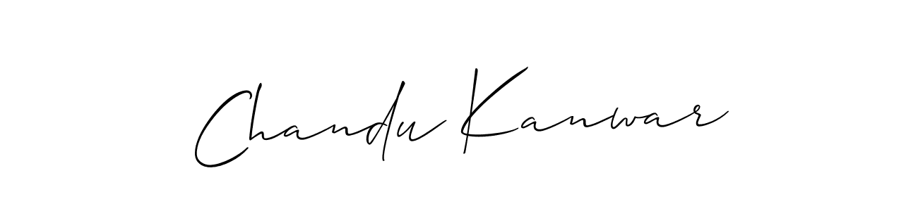 Make a beautiful signature design for name Chandu Kanwar. Use this online signature maker to create a handwritten signature for free. Chandu Kanwar signature style 2 images and pictures png
