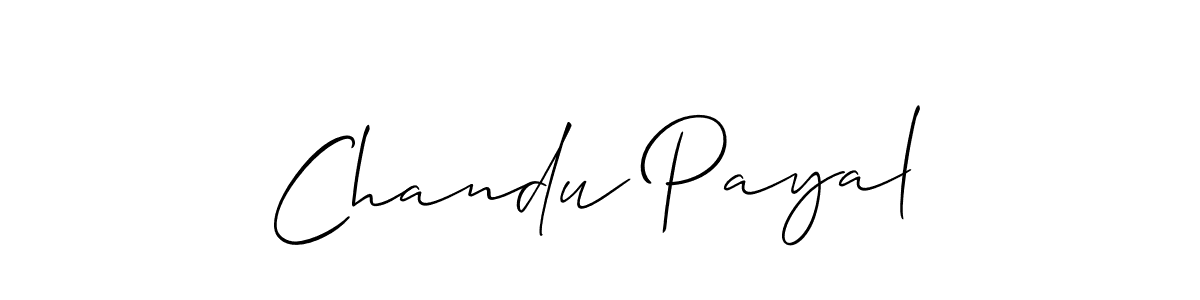 Once you've used our free online signature maker to create your best signature Allison_Script style, it's time to enjoy all of the benefits that Chandu Payal name signing documents. Chandu Payal signature style 2 images and pictures png