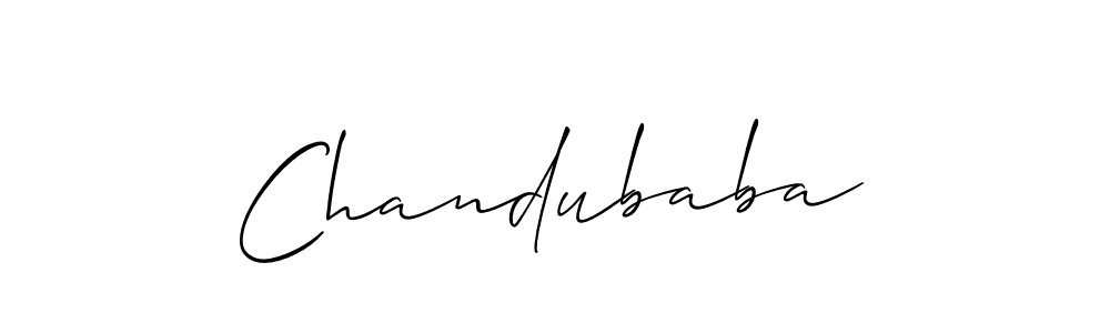 Make a beautiful signature design for name Chandubaba. Use this online signature maker to create a handwritten signature for free. Chandubaba signature style 2 images and pictures png