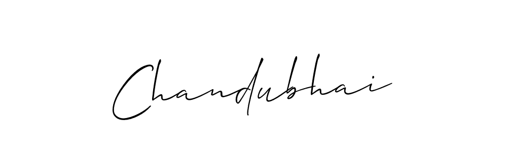 Make a beautiful signature design for name Chandubhai. Use this online signature maker to create a handwritten signature for free. Chandubhai signature style 2 images and pictures png