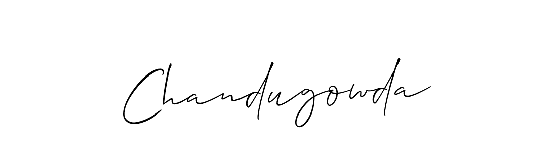 How to Draw Chandugowda signature style? Allison_Script is a latest design signature styles for name Chandugowda. Chandugowda signature style 2 images and pictures png