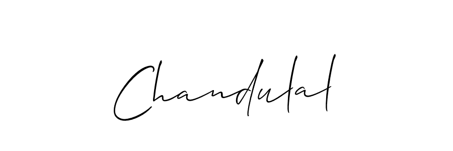 if you are searching for the best signature style for your name Chandulal. so please give up your signature search. here we have designed multiple signature styles  using Allison_Script. Chandulal signature style 2 images and pictures png