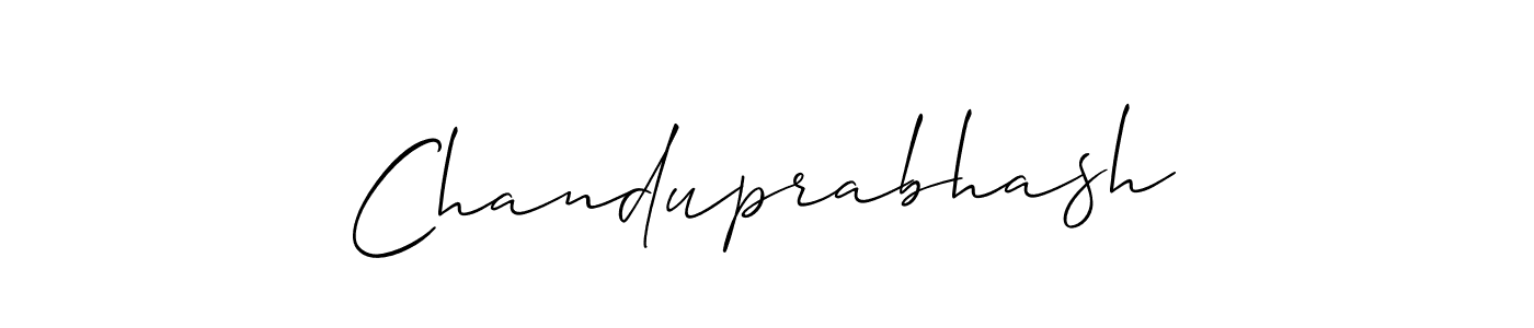 Make a beautiful signature design for name Chanduprabhash. Use this online signature maker to create a handwritten signature for free. Chanduprabhash signature style 2 images and pictures png