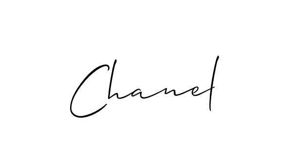 You should practise on your own different ways (Allison_Script) to write your name (Chanel) in signature. don't let someone else do it for you. Chanel signature style 2 images and pictures png