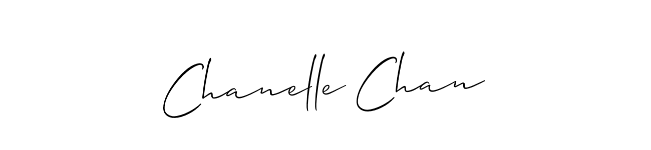 Make a short Chanelle Chan signature style. Manage your documents anywhere anytime using Allison_Script. Create and add eSignatures, submit forms, share and send files easily. Chanelle Chan signature style 2 images and pictures png