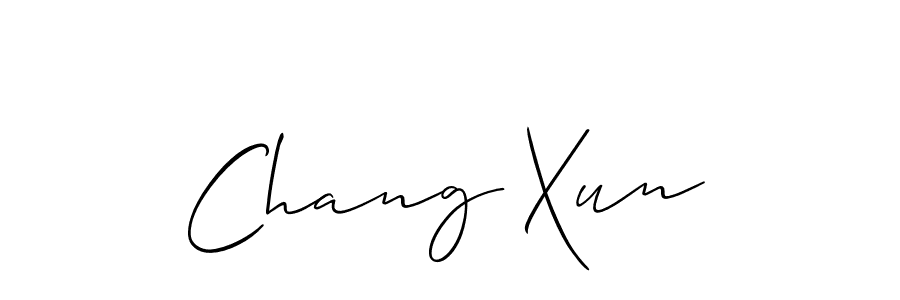 Best and Professional Signature Style for Chang Xun. Allison_Script Best Signature Style Collection. Chang Xun signature style 2 images and pictures png